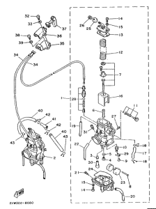 TZR250 Карбюратор