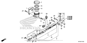 VT1300CR Задний тормозной цилиндр