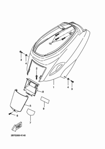 CW50N Боковые обтекатели