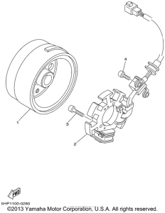 TTR125LP Генератор