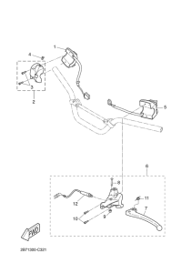 CW50N Handle switch & lever