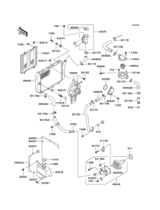 EX250 Радиатор