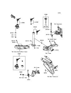 ER650 Замок зажигания