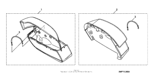 VT1300CT Leather saddlebags (vt1300ct)