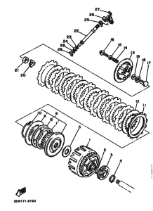 FZ600 FZ600U Бендикс