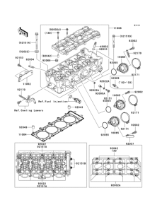 ZX1200 Головка цилиндров