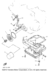 FZR600REC Маслянный фильтр