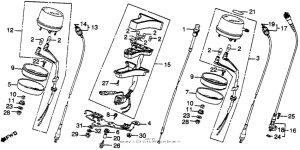 CB450S Приборы