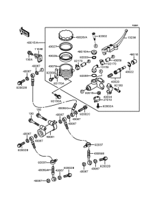 ZX250 Главный тормозной цилиндр