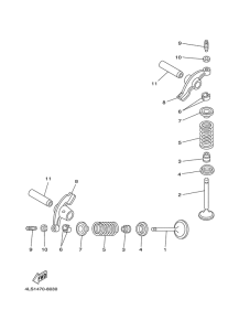 TTR125L Клапана
