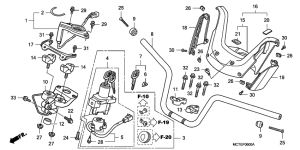 FJS600 Handle pipe / handle cover