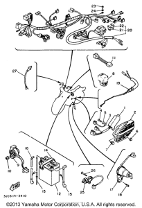 XV535EC Электрика