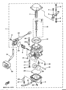 XC125 Карбюратор