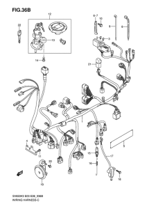 SV650 Жгут проводов