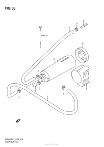 AN400 (ABS) Evap System (An400Al3 E33)