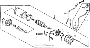 VT750C Стартер
