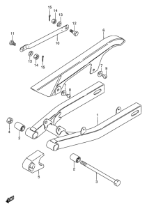 DS80 Маятник задний