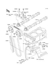 ZR1200 Распред вал