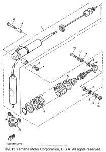 TT600S Амортизаторы задние