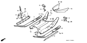 CN250 Панель пола
