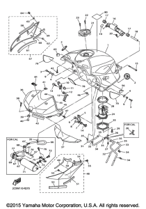 YZF-R6 Топливный бак