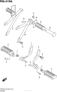 TU250 Подножки
