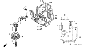 CMX450 Lower crankcase