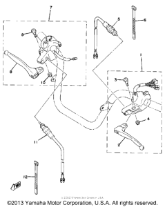 LC50 Handle switch-lever