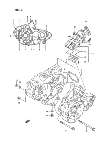 RM250 Картер двигателя