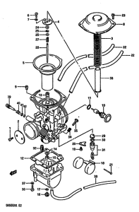 DR600 Carburetor assy