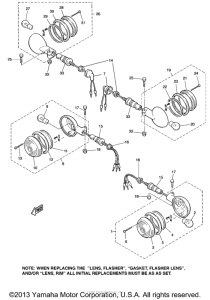XV535EC Поворотники