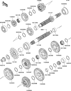 ZX1000 Трансмиссия