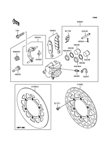  Передний тормоз