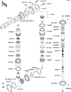 EJ650 Camshaft(s) / bevel gear(1 / 2)