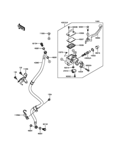 BX250 フロントマスタシリンダ