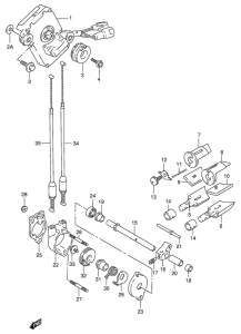 RG125 Клапан выхлопа