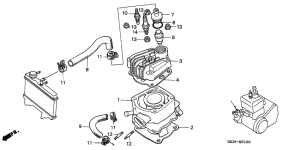 NSR50F Cylinder / cylinder head