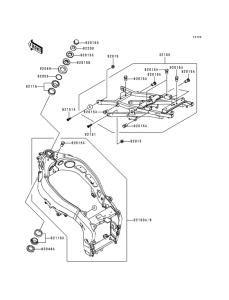 ZX600 Frame comp