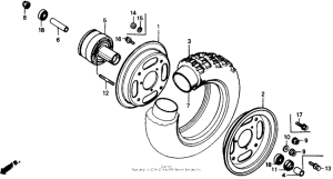 Z50R Переднее колесо