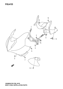 GS500 Body cwl installation parts