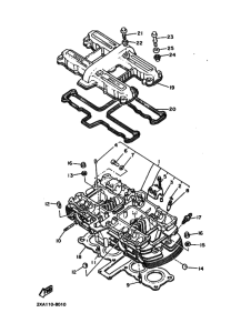 YX600 YX600B Головка цилиндров
