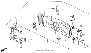 CMX450 Передний суппорт