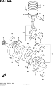 GSX-R1000 Коленвал