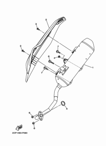 GPD150-A Выхлопная система