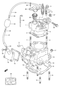 RG125 Цилиндр