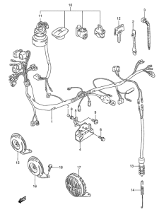 AX115 Жгут проводов