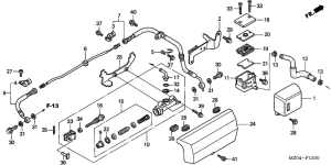 GL1500CD Задний тормозной цилиндр