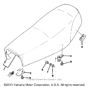 XT500E_205 - 1978 Сиденье