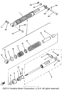 IT125H Задняя подвеска