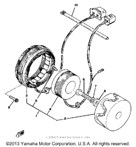 XS750SE-31 - 1978 A - c - generator